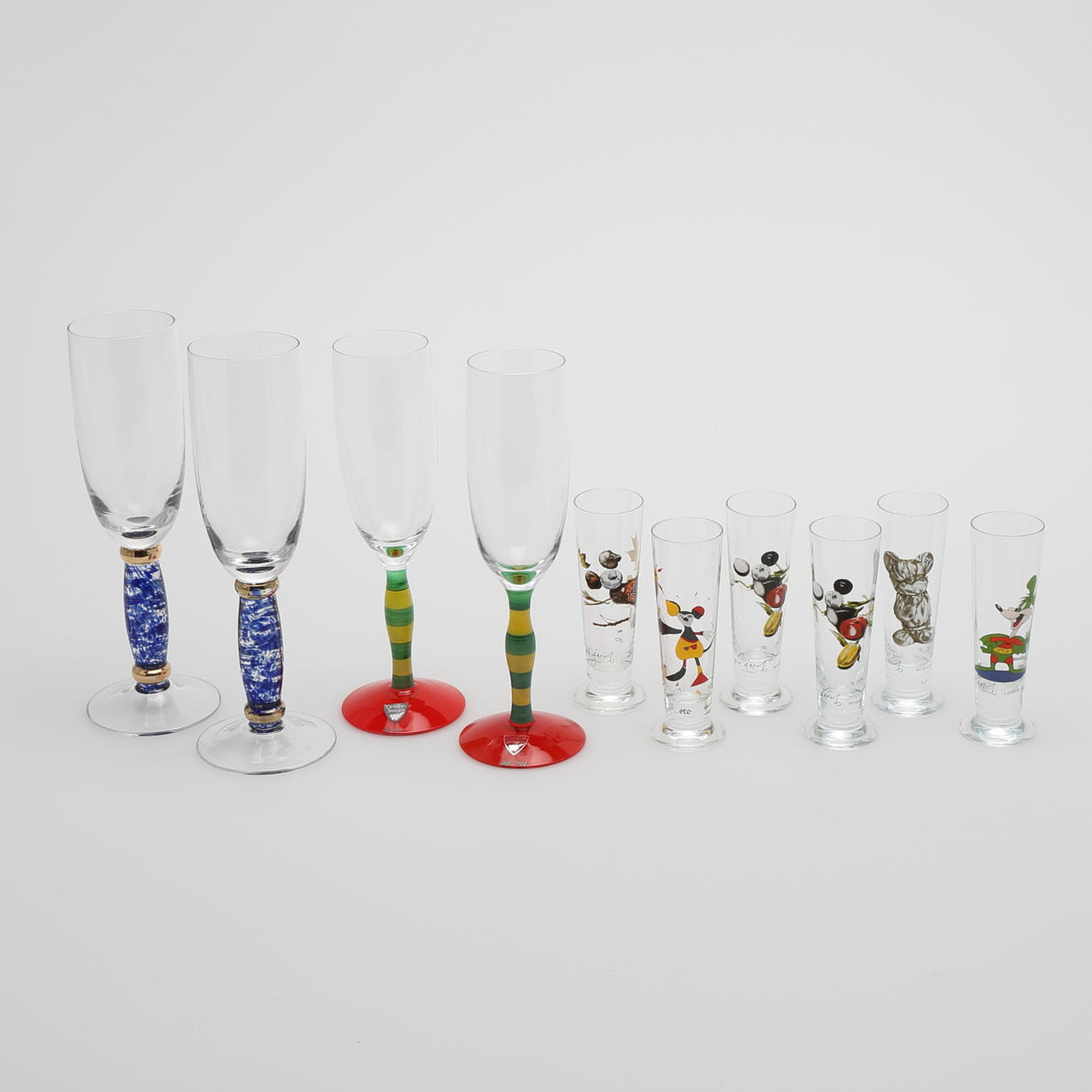 GLAS, 10 st, Anne Nilsson, Lasse Åberg, m.fl.