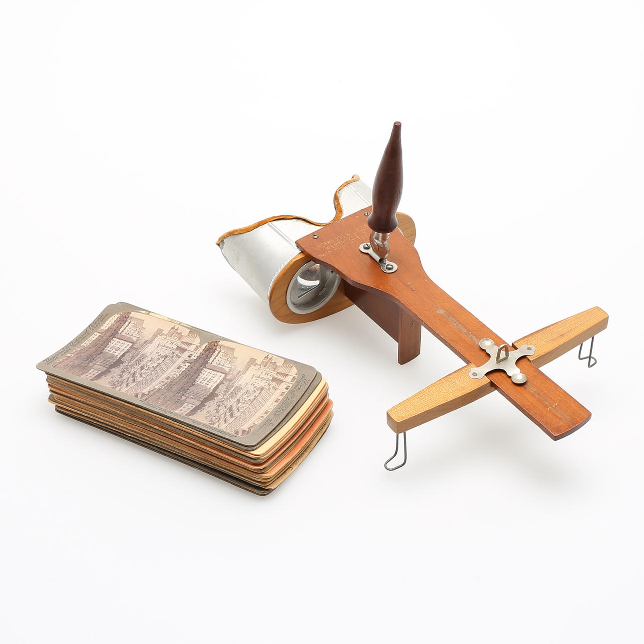 STEREOSKOP, med bilder, USA, 1800/1900-tal.