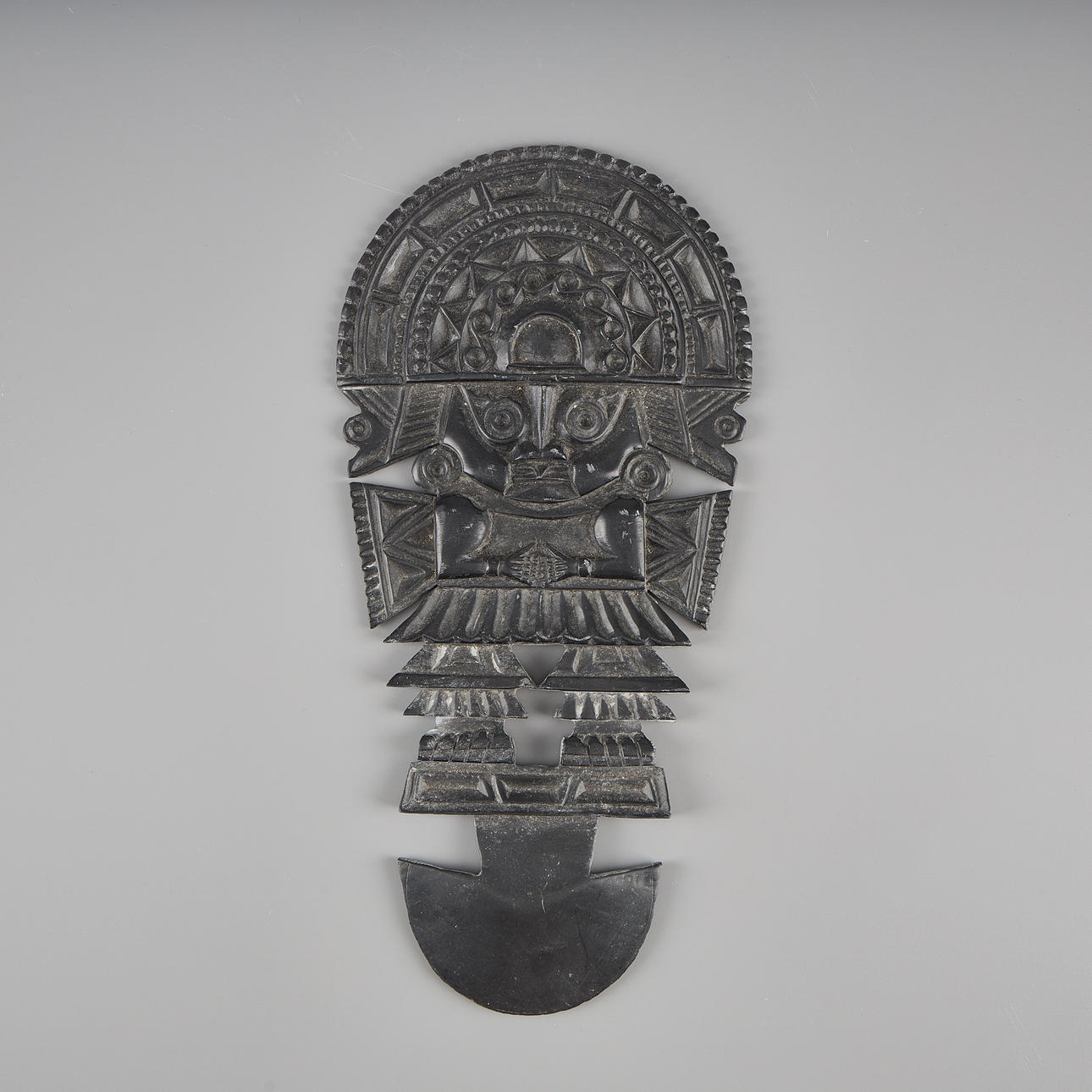 TUMI, ceremonial knife, slate stone.