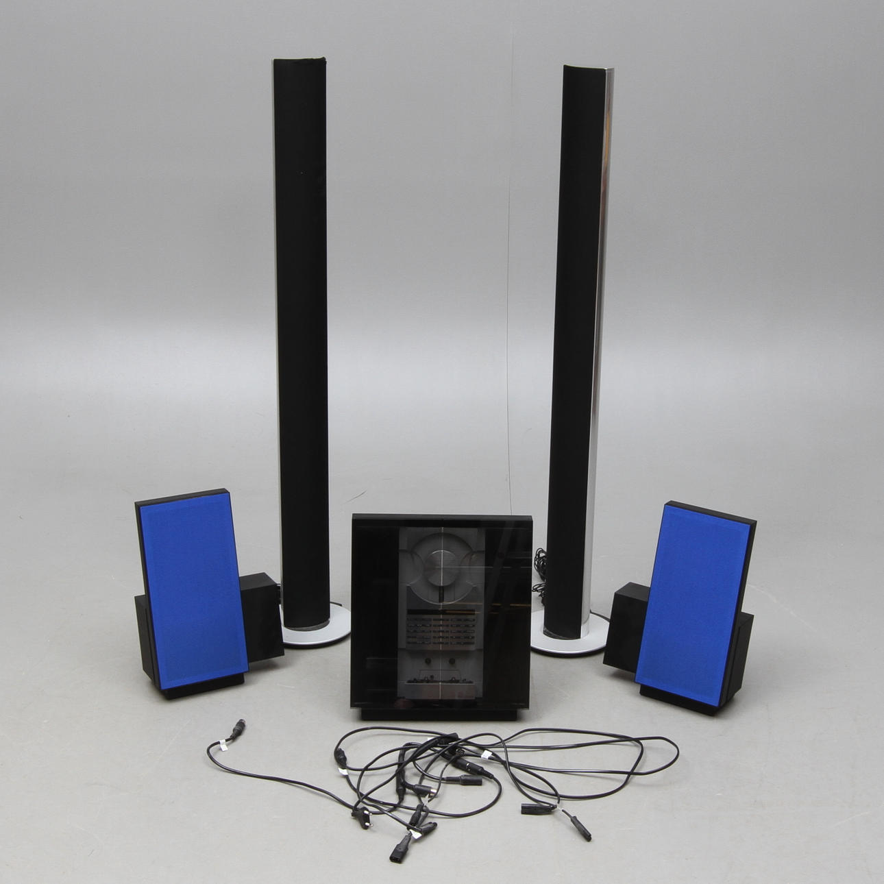 STEREOANLÄGGNING, 5 delar, Bang & Olufsen, 1900-talets slut.