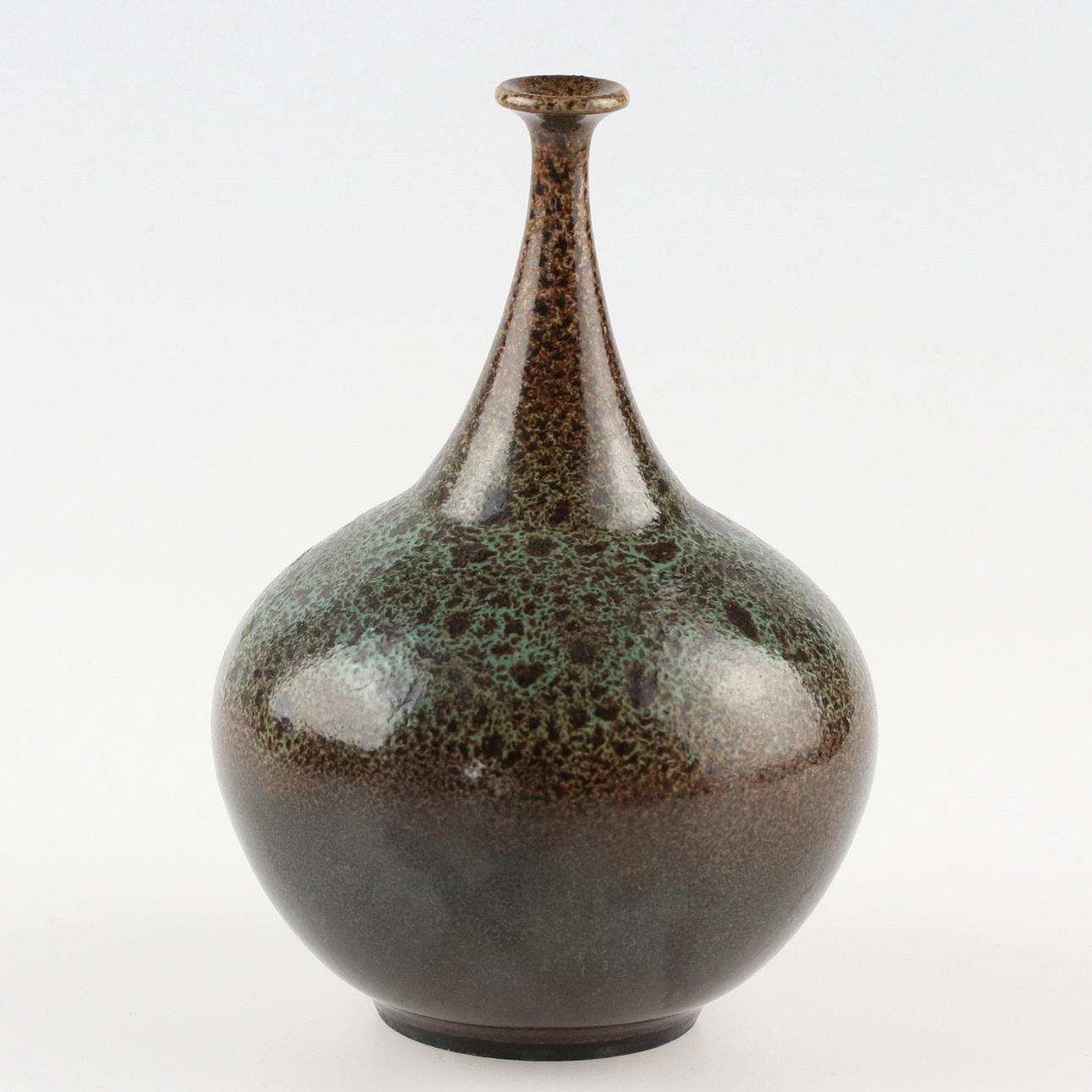 YNGVE  BLIXT. VAS, glazed stoneware, signed, Höganäs.