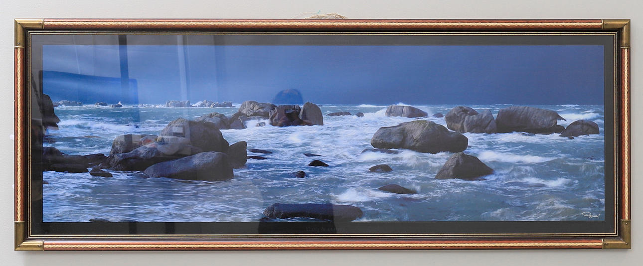 PHILIP PLISSON. "Vents & marées", offset print, signed in the print.