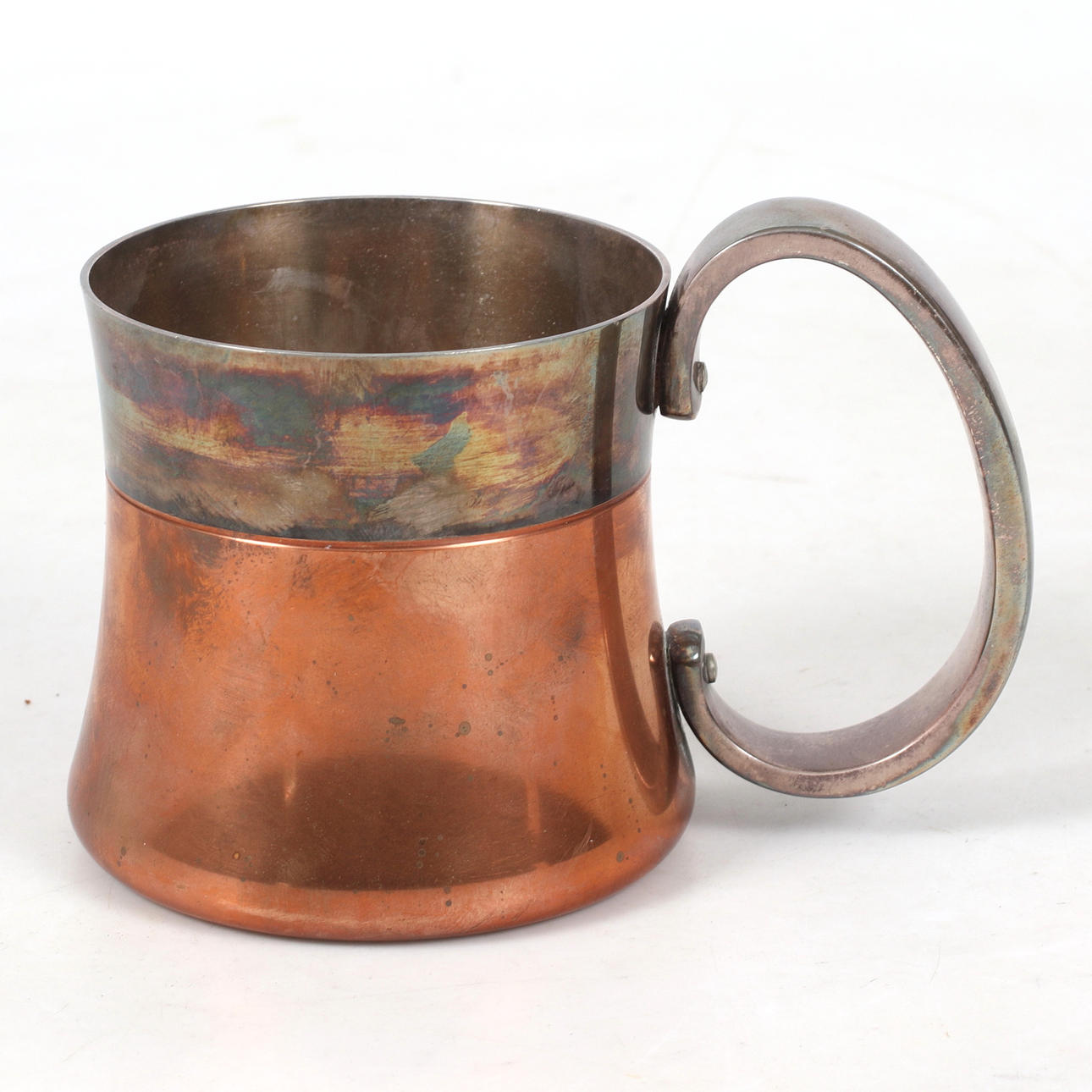 MUGG, koppar, stål, design Georg Jensen, Danmark.