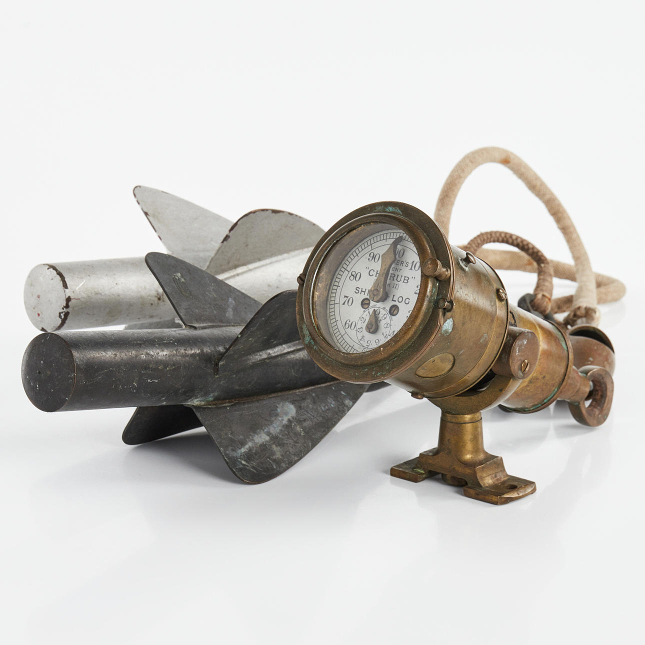 SCHIFFSLOG, ENGLAND und 2 PROPELLER, um 1900.