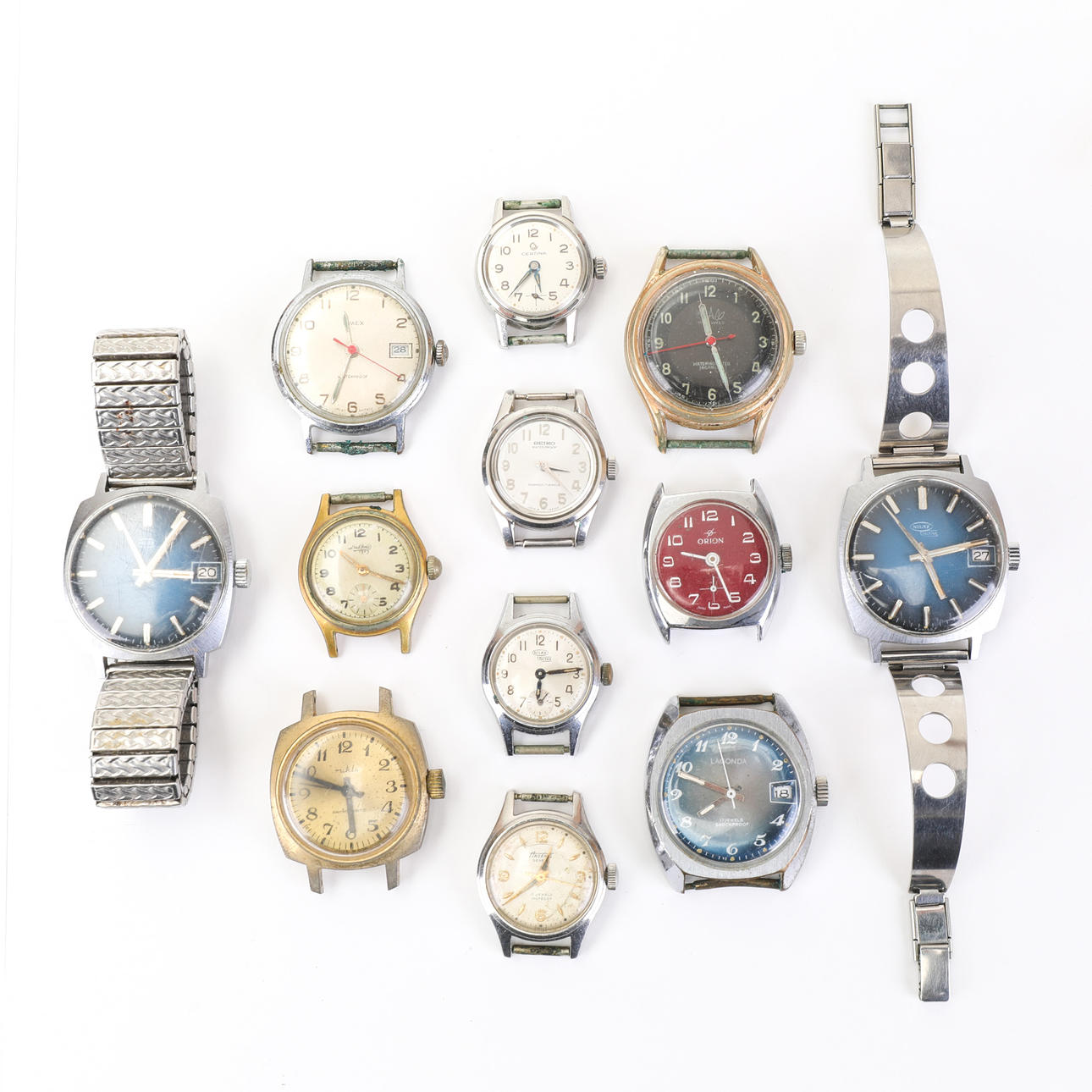 WRIST WATCH, A Collection, 12 pieces.