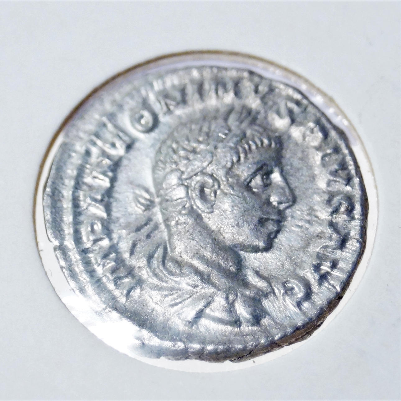 MONEDA ROMANA, 220 AD, AR denario.
