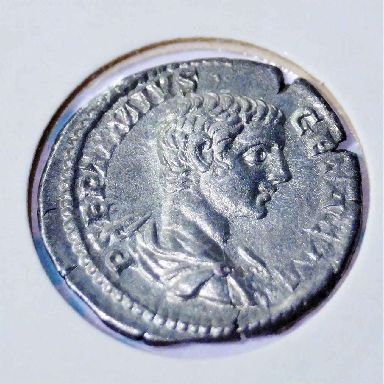 ROMERISK MØNT, Cæsar, Romerriget.