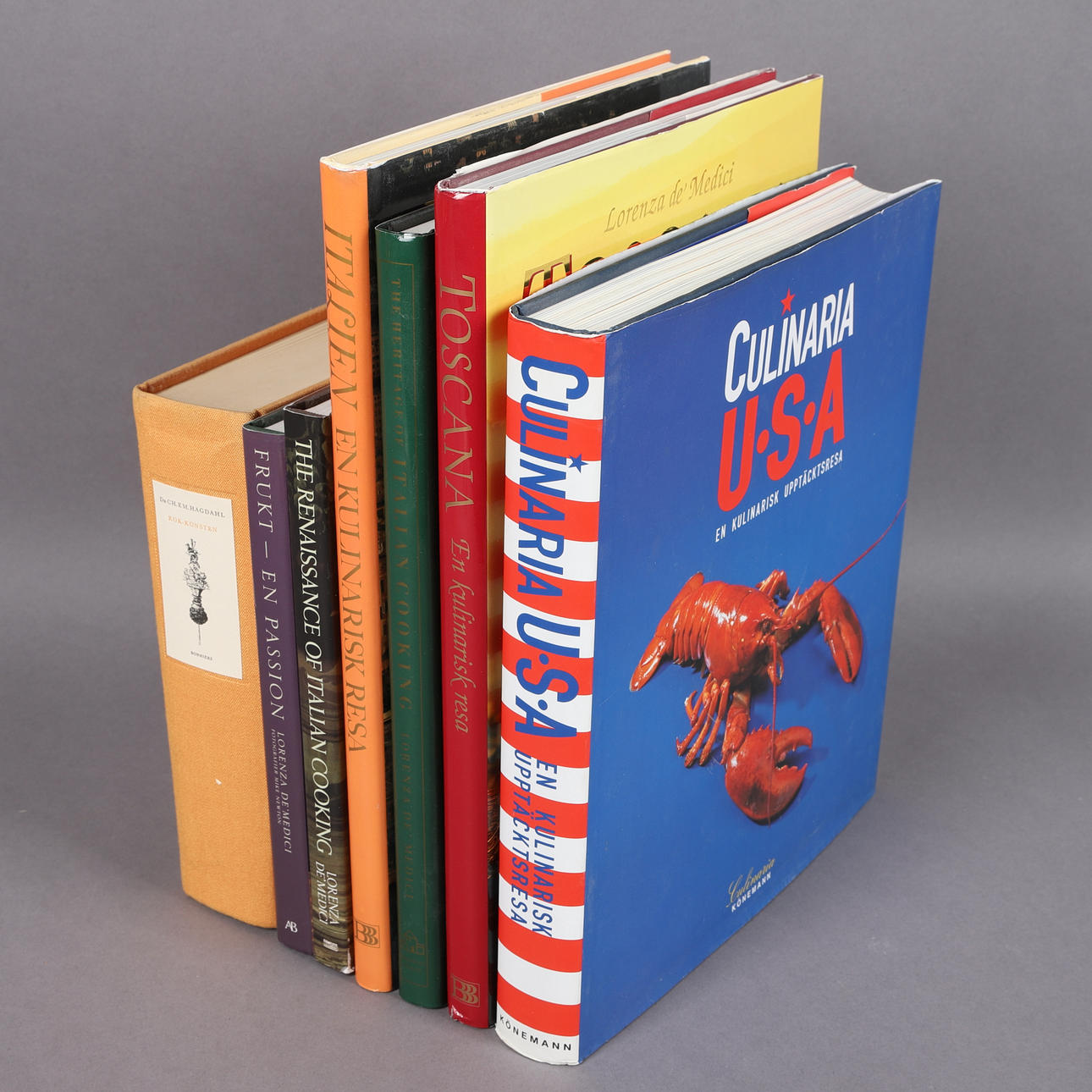 MATBÖCKER, 7 st, 1900-talets andra hälft.