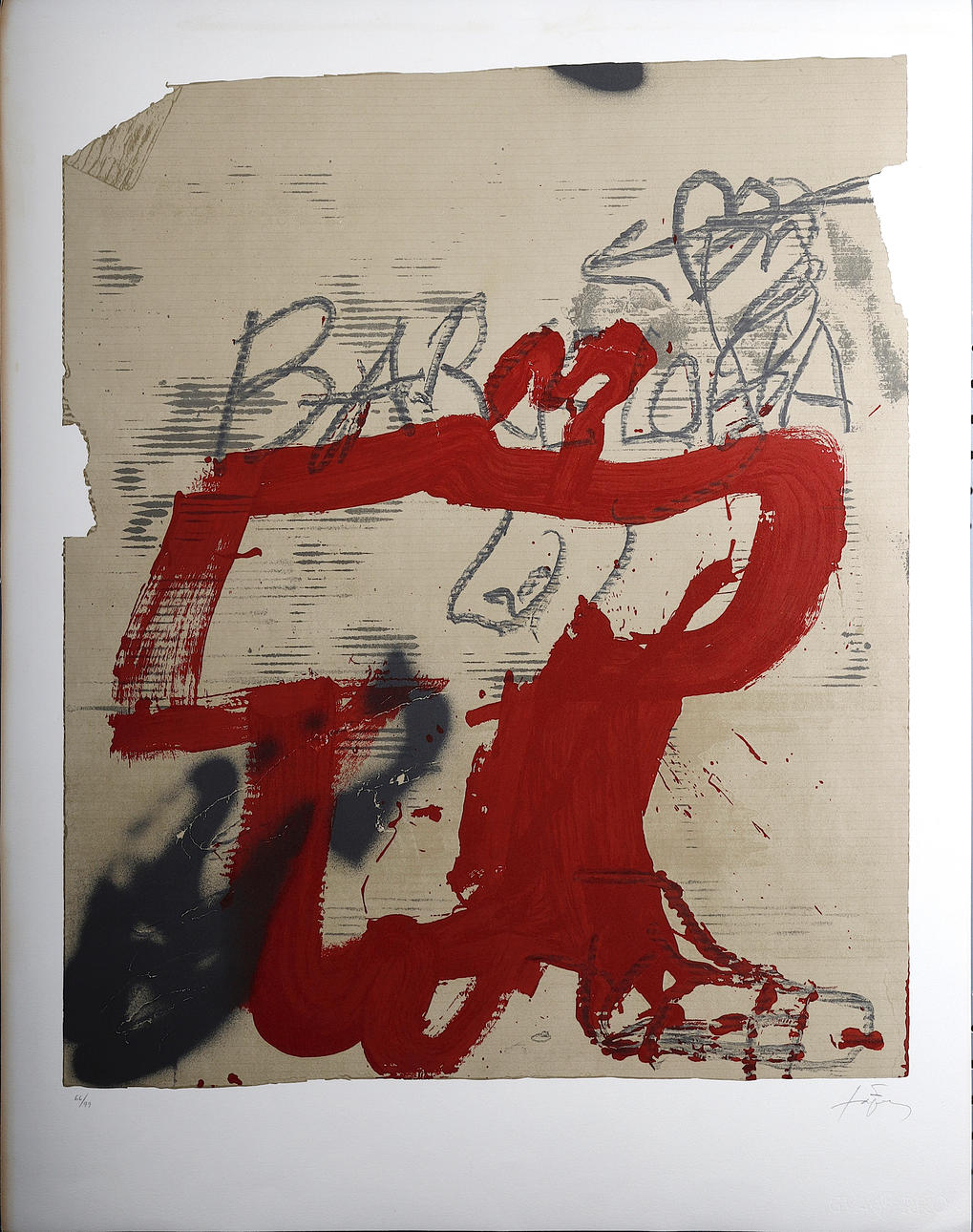 ANTONI TÀPIES. Untitled.