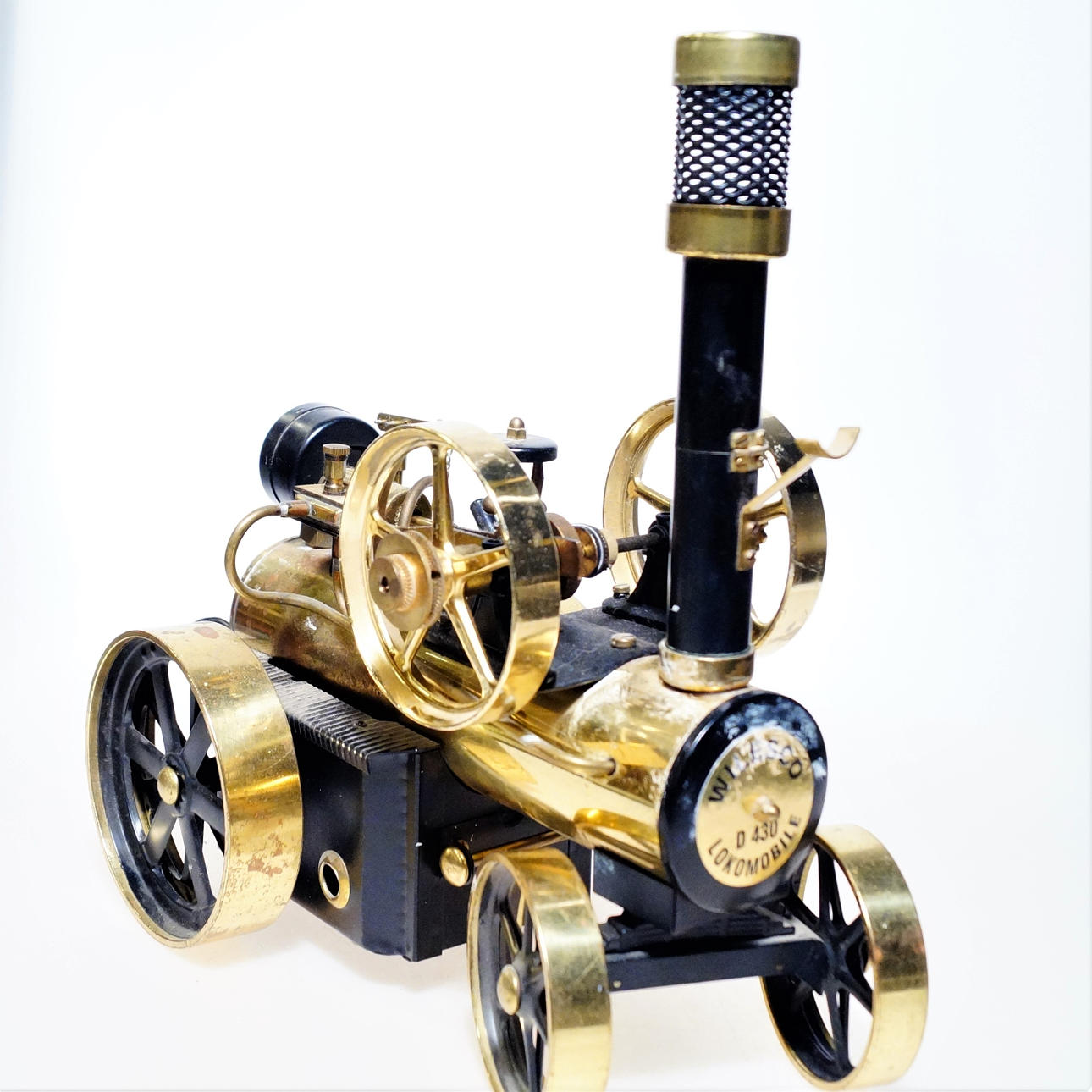 STEAM ENGINE / STEAM LOCOMOTIVE, Wilesco, model D430 Locomobile