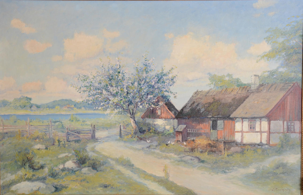 JEAN ROSENGREN. Olja på duk.