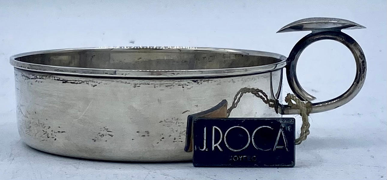 KLEINER SILBER ASCHENBECHER.