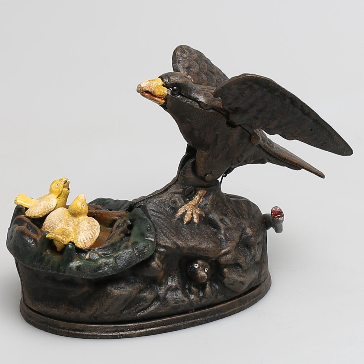 SPARBÖSSA i gjutjärn, reproduktion, 1900-tal.