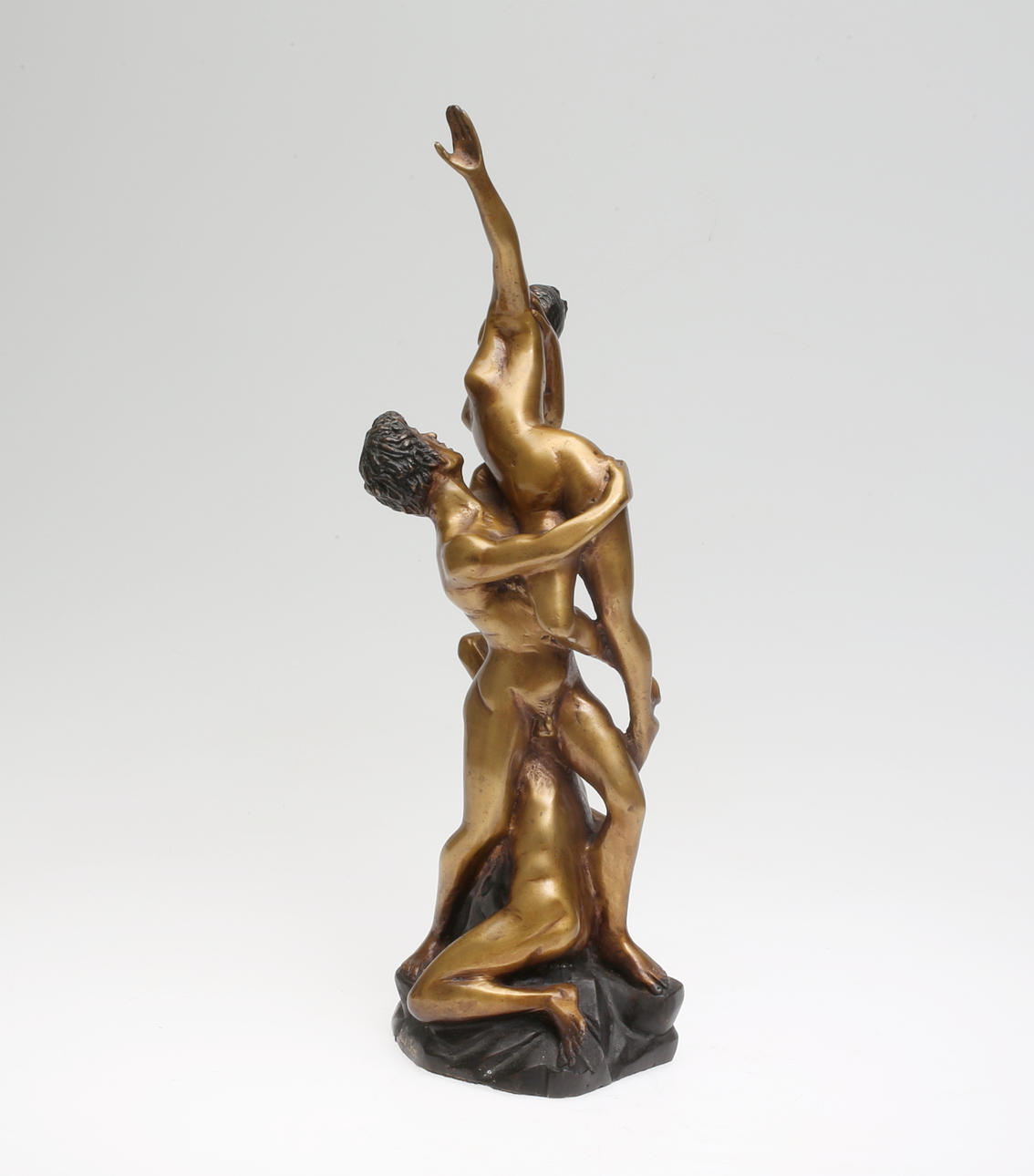 PHILLIPE CORDON. Skulptur, Sabinas bortförande, brons, signerad.