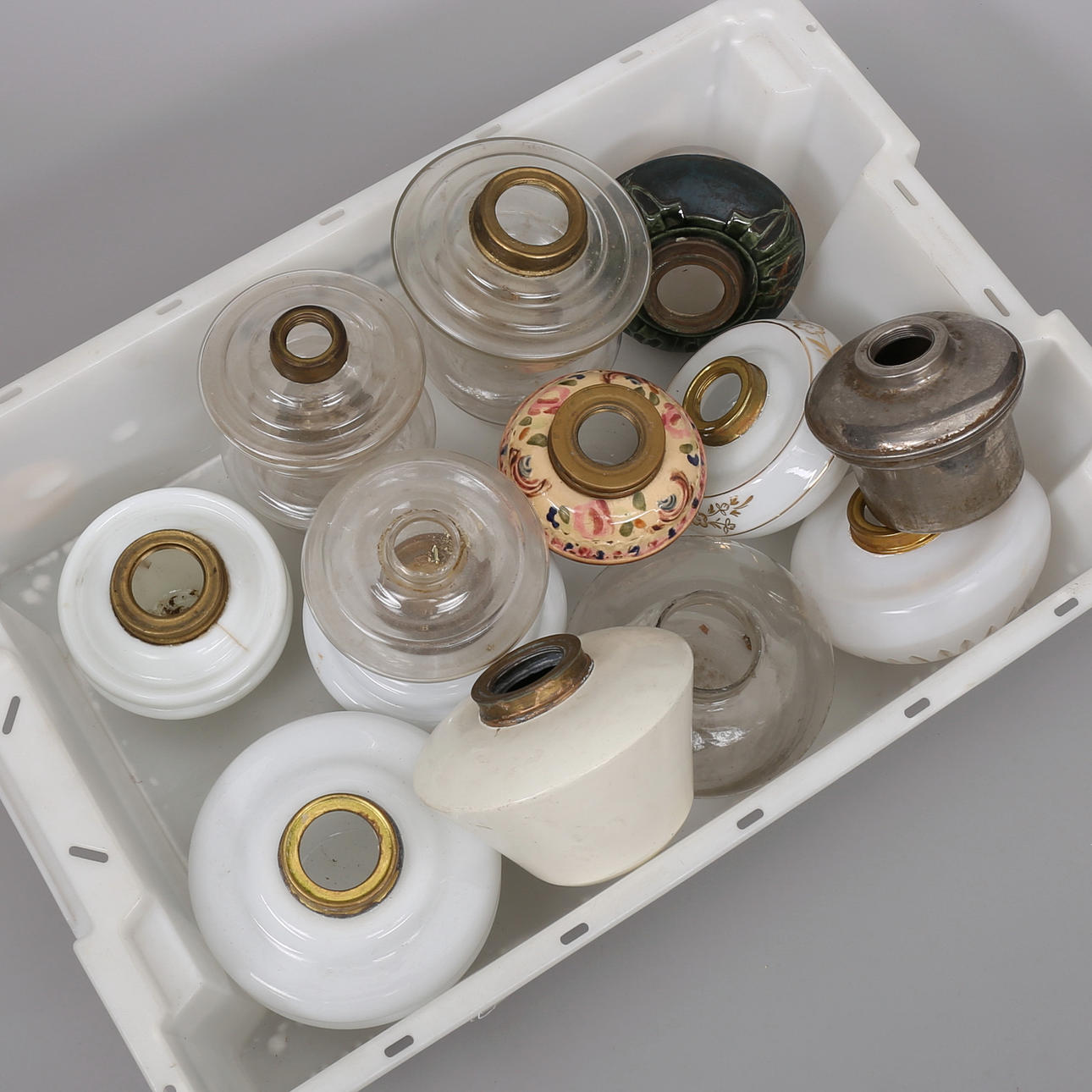 OIL HOUSE, A Collection, mostly glass.