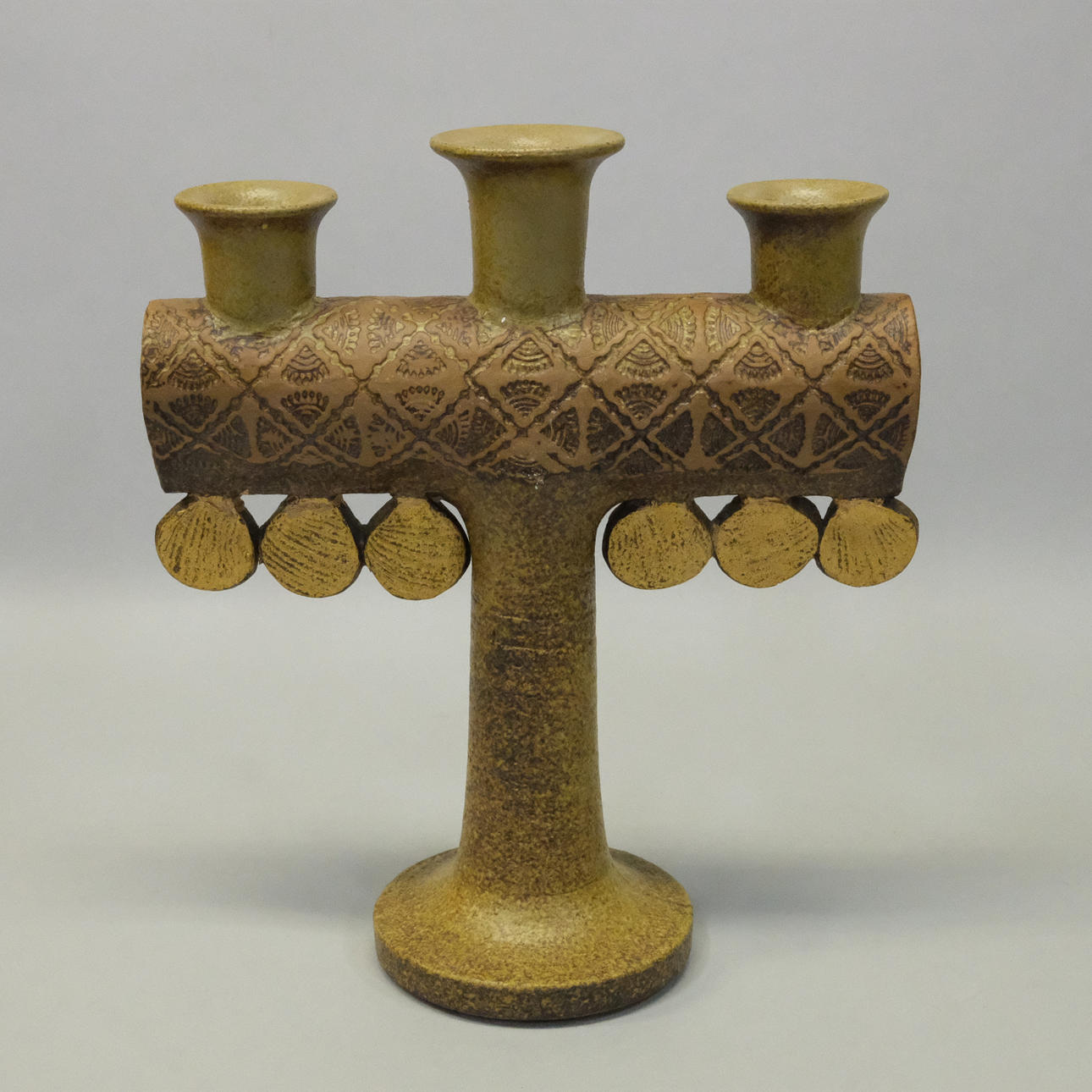 LISA LARSON. CANDLESTICK, "MEDAL JONG", GUSTAVSBERG.