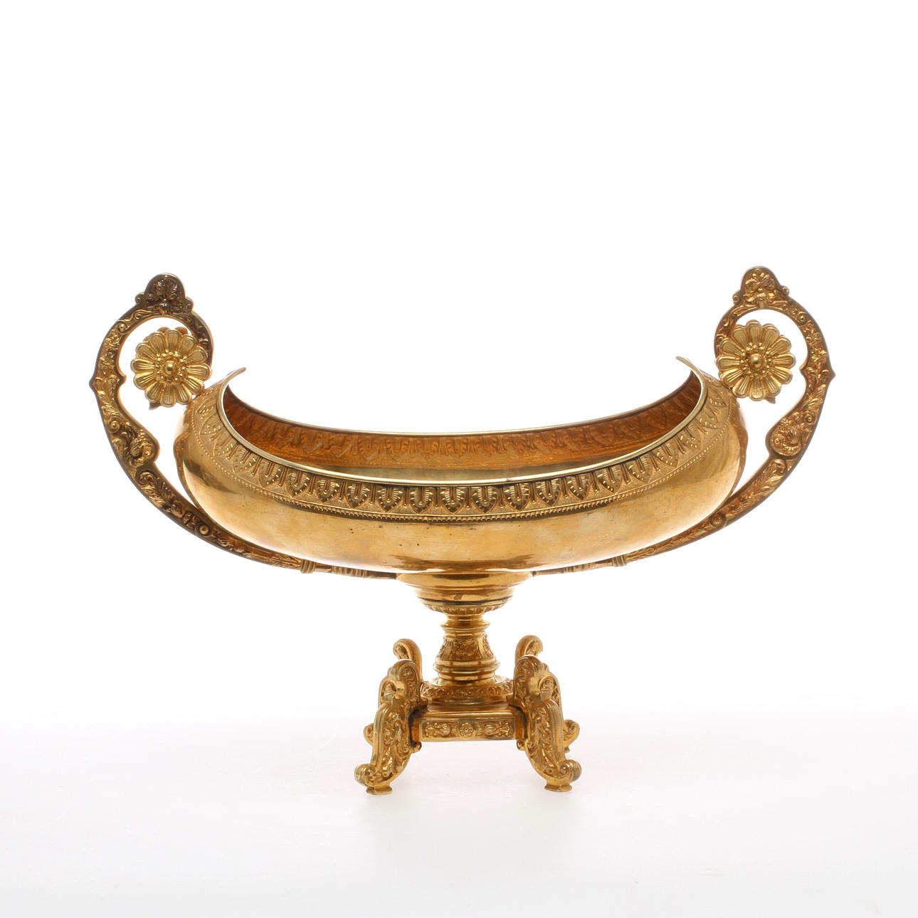 JARDINJÄR, förgylld mässing, Thomas Latham & Ernest Morton, England, omkring 1900.