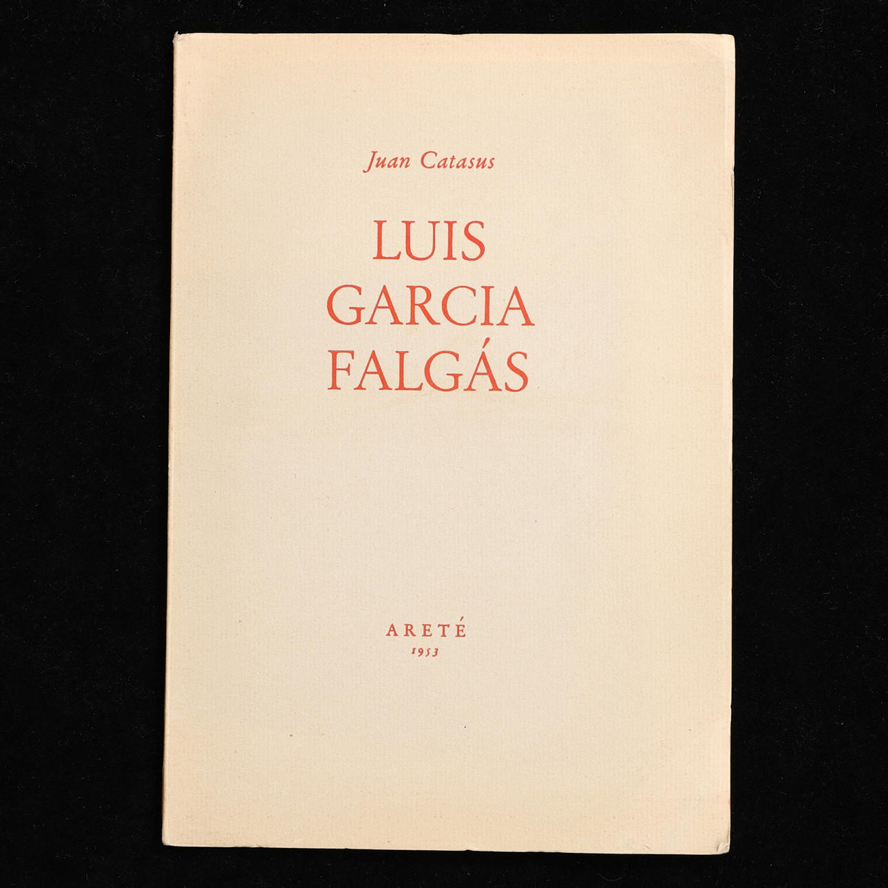 LIBRO, Luis García Falgás.