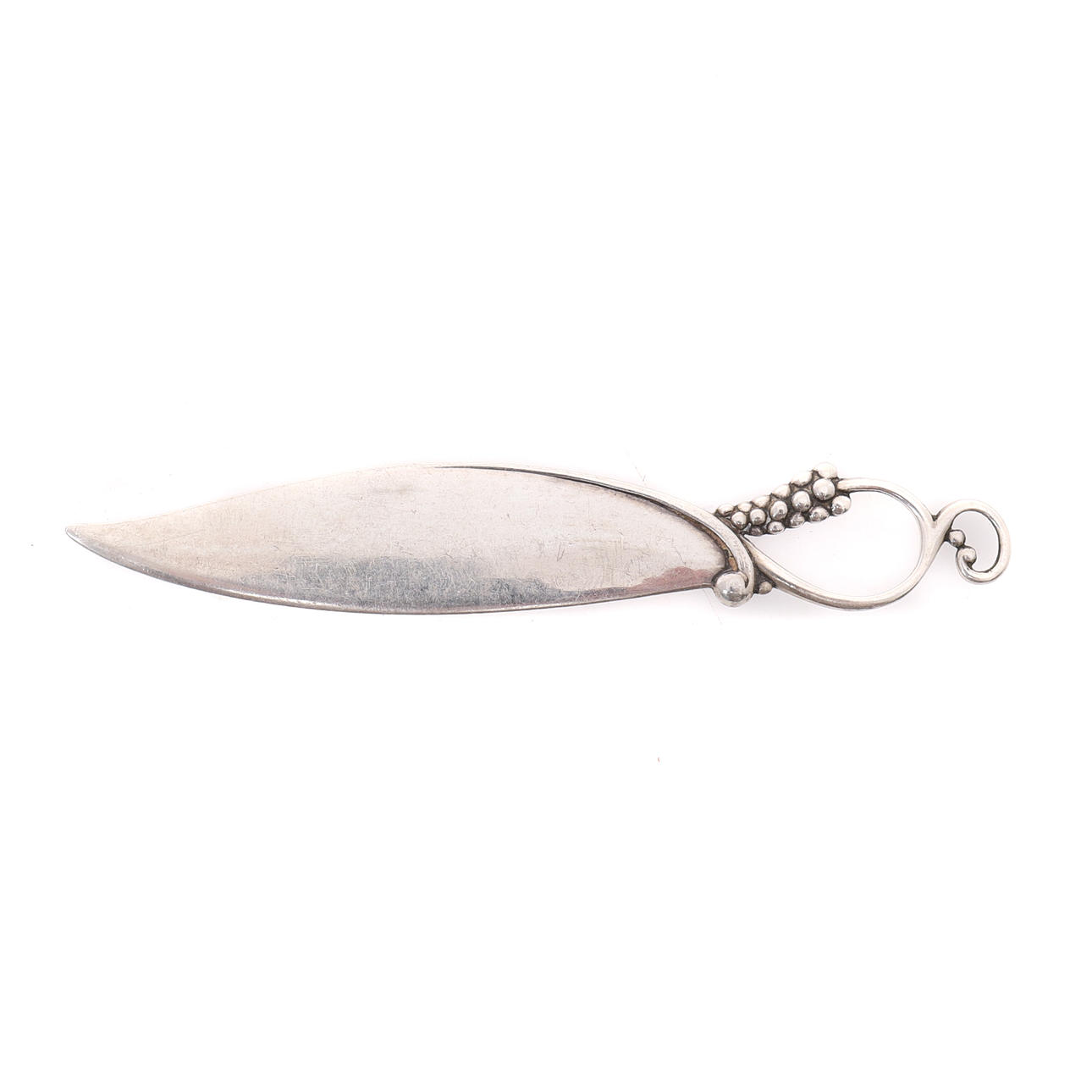 GEORG JENSEN: A SILVER LETTER OPENER.
