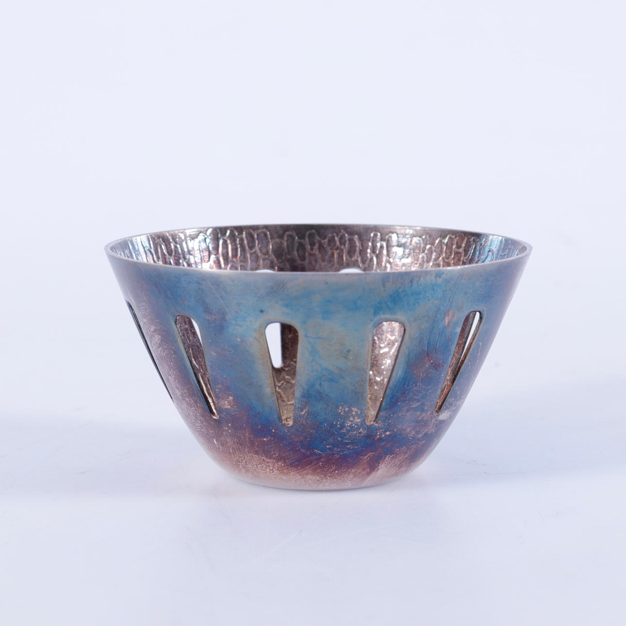 BOWL, nickel silver, Eric Löfman, Mema, Lidköping.
