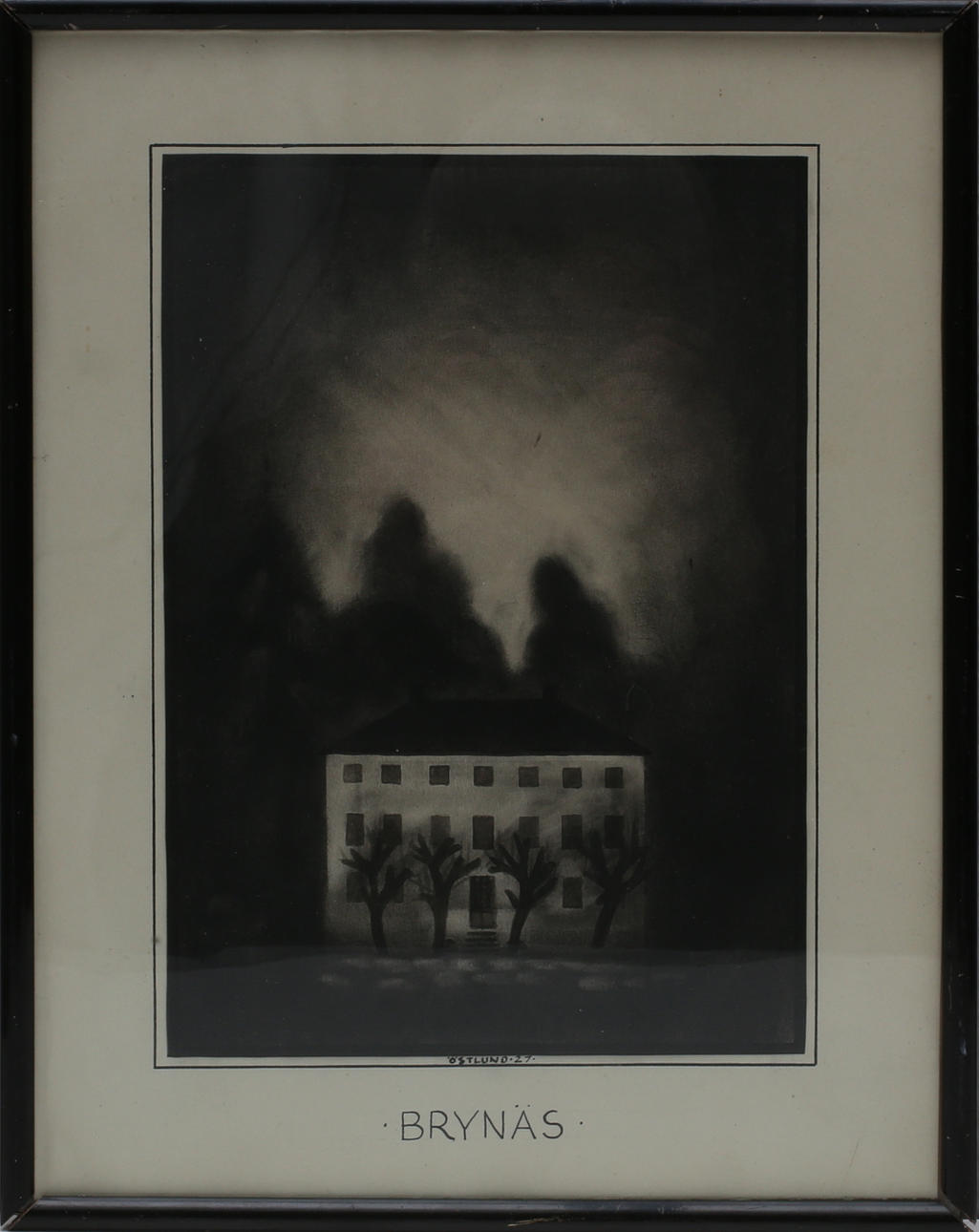 MANNE ÖSTLUND. Signerad Östlund -27, Brynäs.