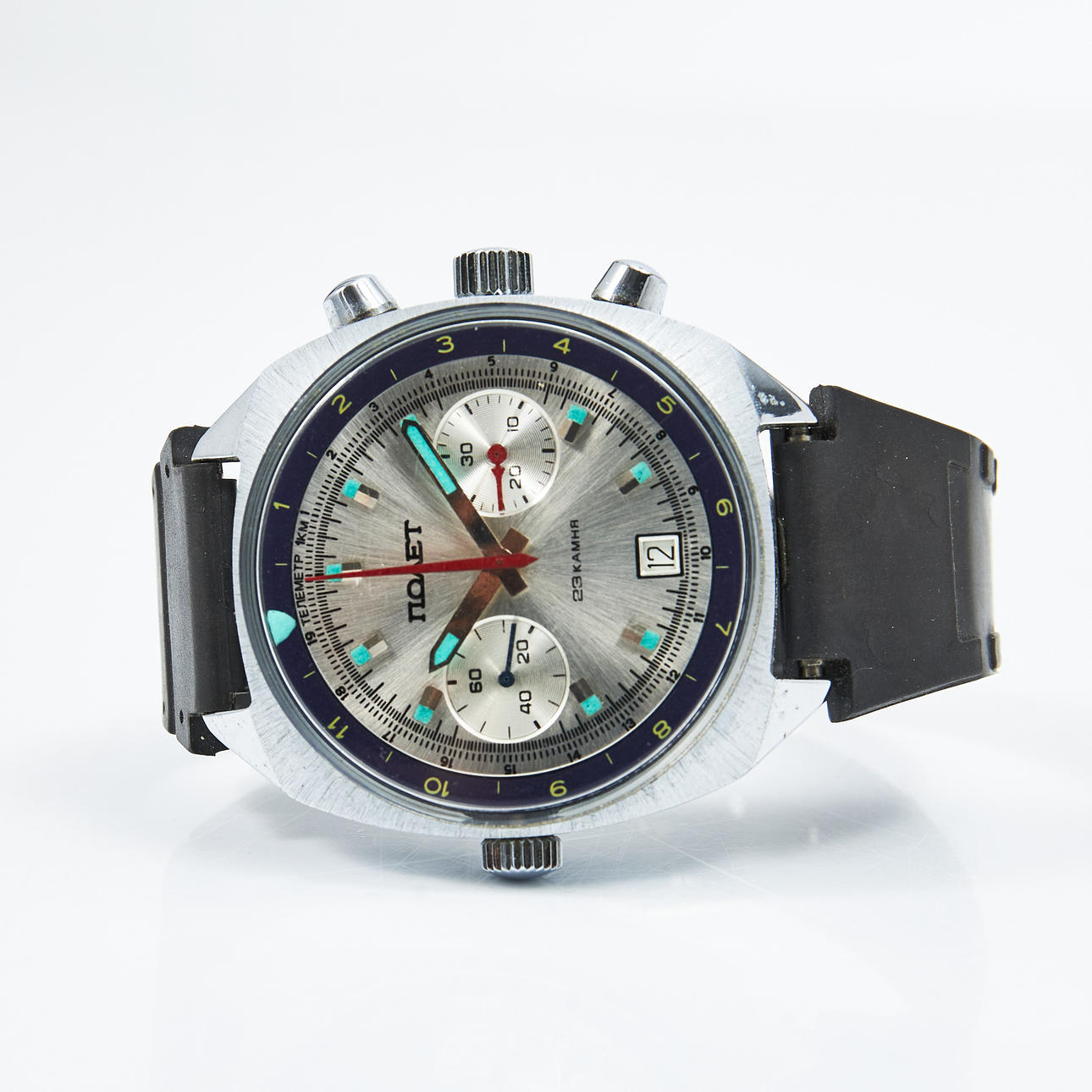 POLJOT, wristwatch, steel.