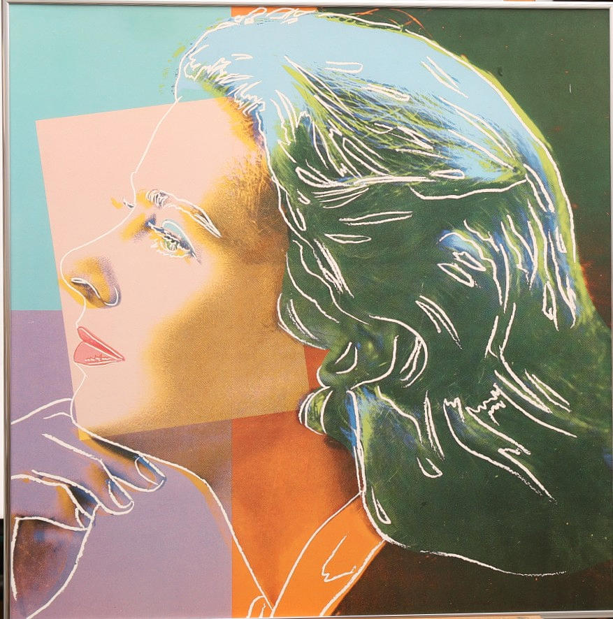 Andy Warhol, Efter, tryk på pap, Ingrid Bergman.