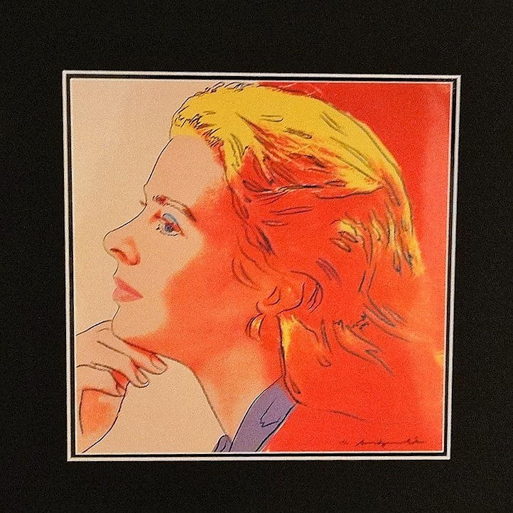 ANDY WARHOL. INGRID BERGMAN, färgoffset.