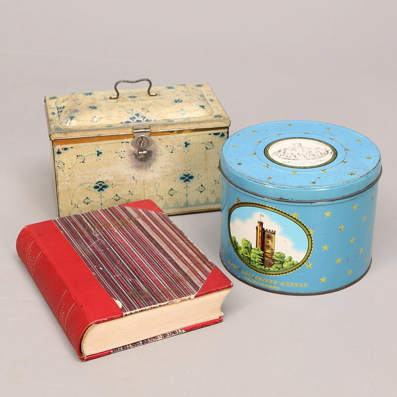 SVENSKA GODS OCH GÅRDAR, Uppsala län + PLÅTBURKAR 2 st.