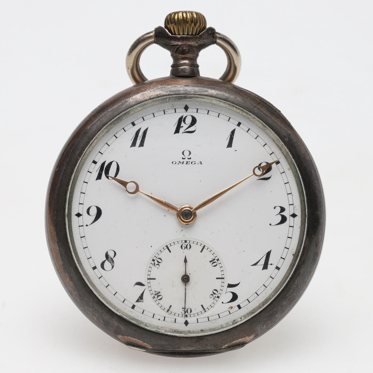POCKET WATCH, Omega, silver, 1912.