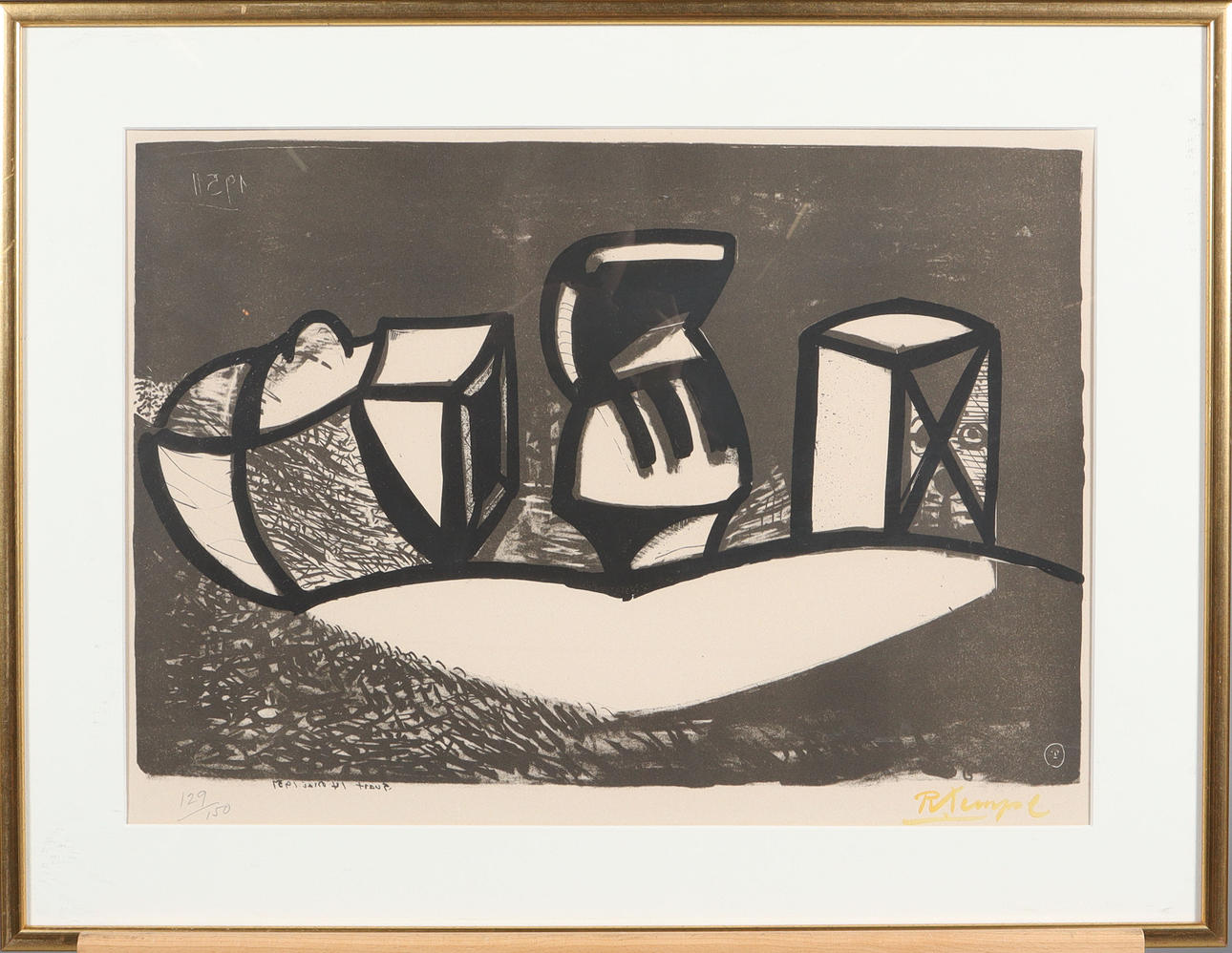 ROLAND KEMPE. LITHOGRAPHY, signed and numbered.
