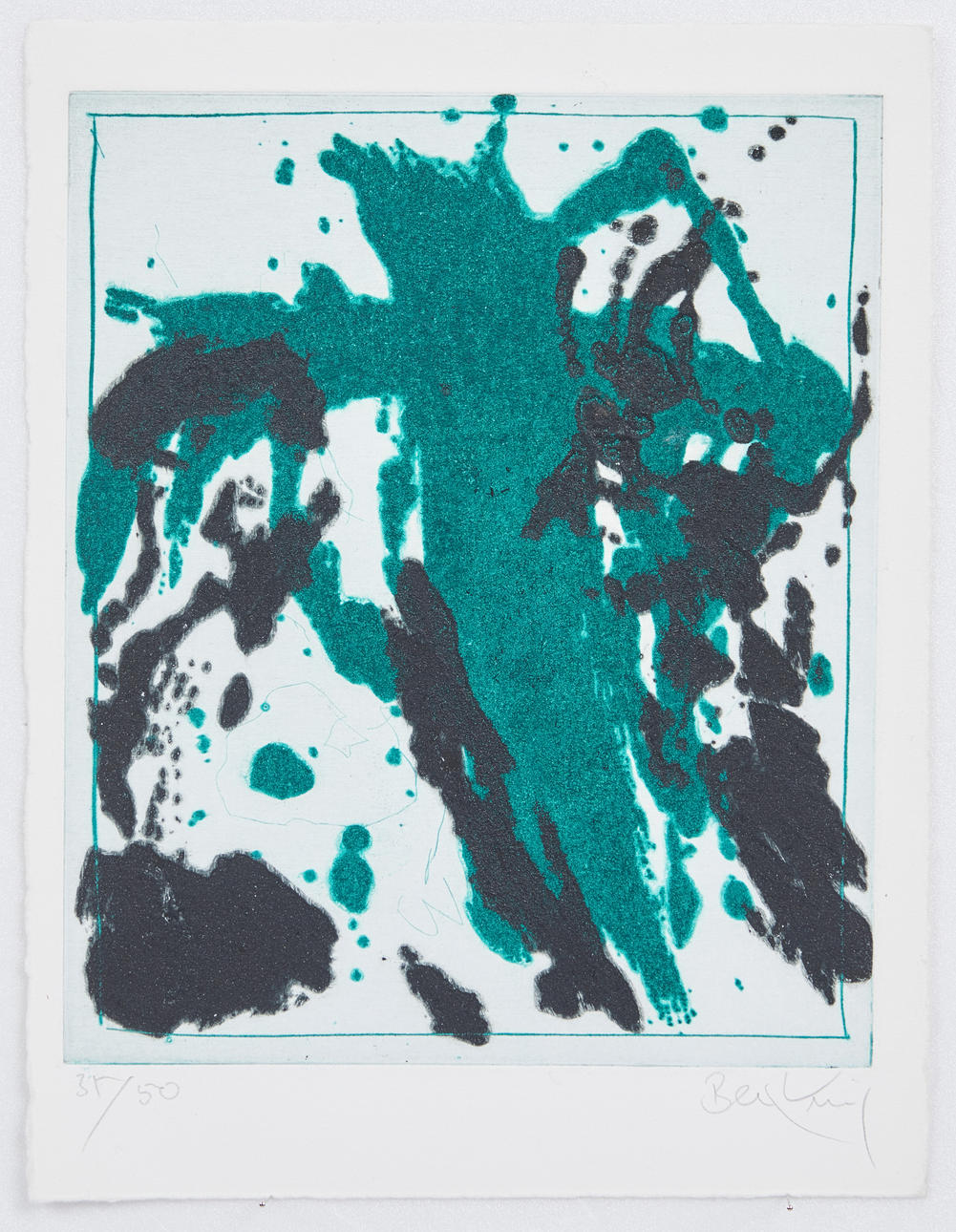 HORST BECKING. Litografi, Utan titel.