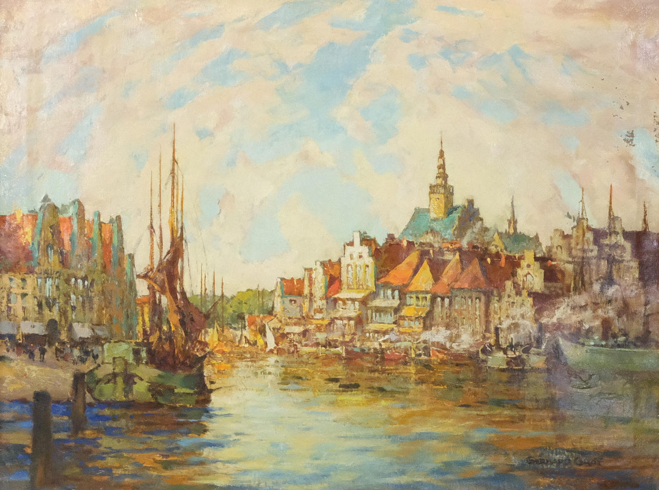 GERHARD GRAF. OLIE PÅ LÆRRED.