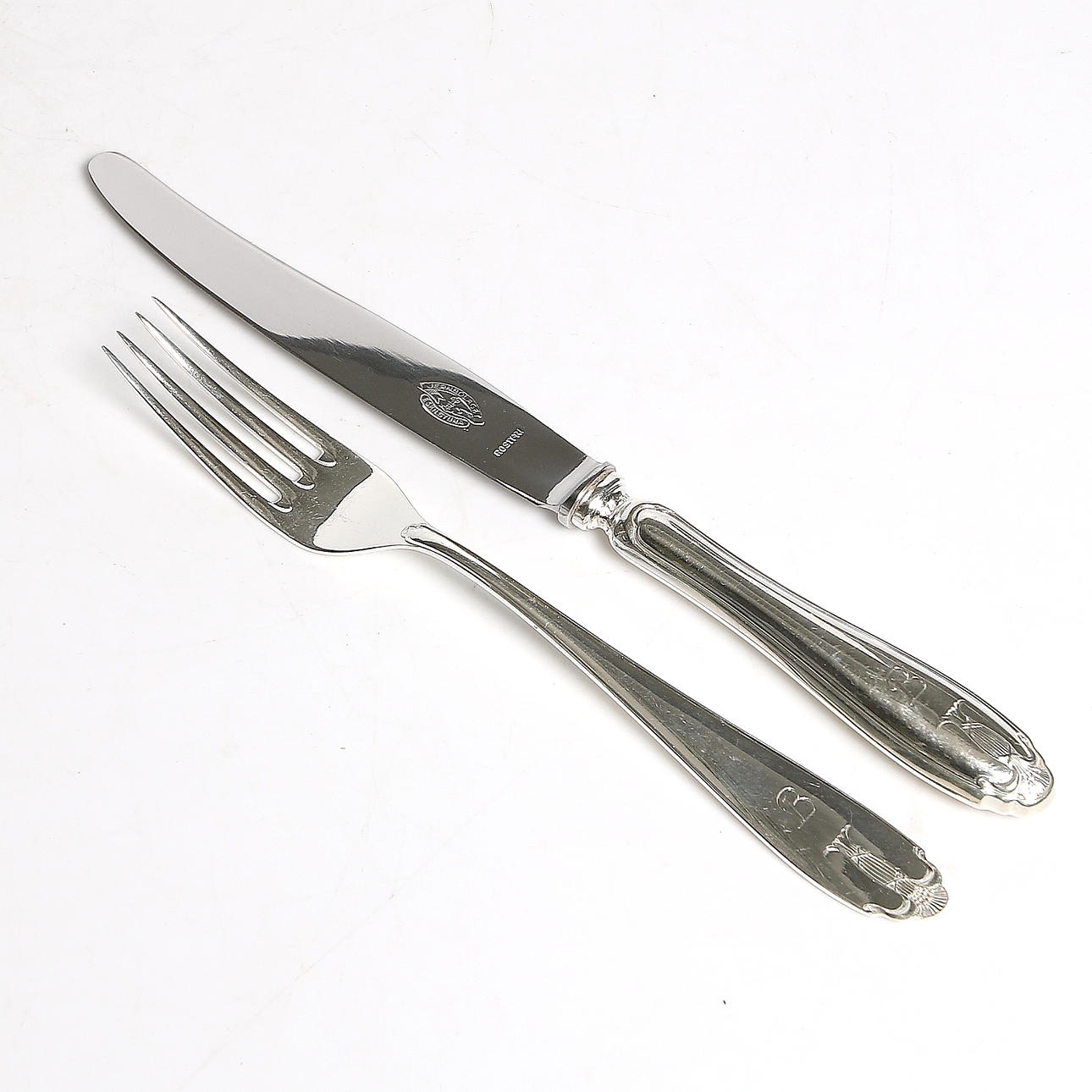 BESTICKSERVIS, 36 delar, silver, "Vasa", GAB, Stockholm. Totalvikt 2279 gram.