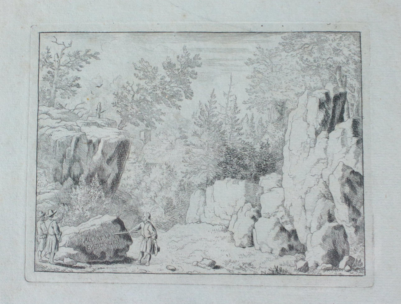 ALLART VAN EVERDINGEN (1621-1675). Grabado, sin título.