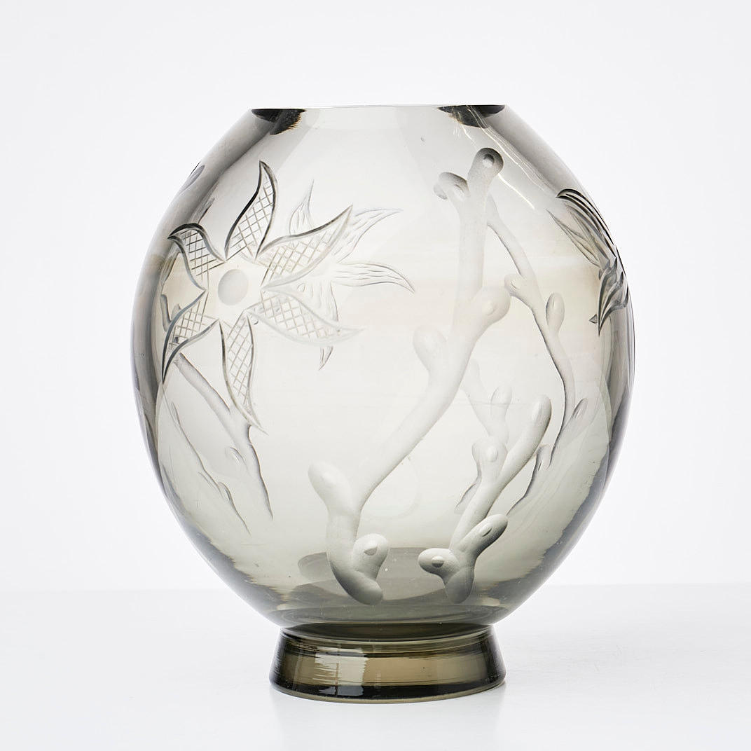 VAS, glass, Orrefors, 1920s/30s.