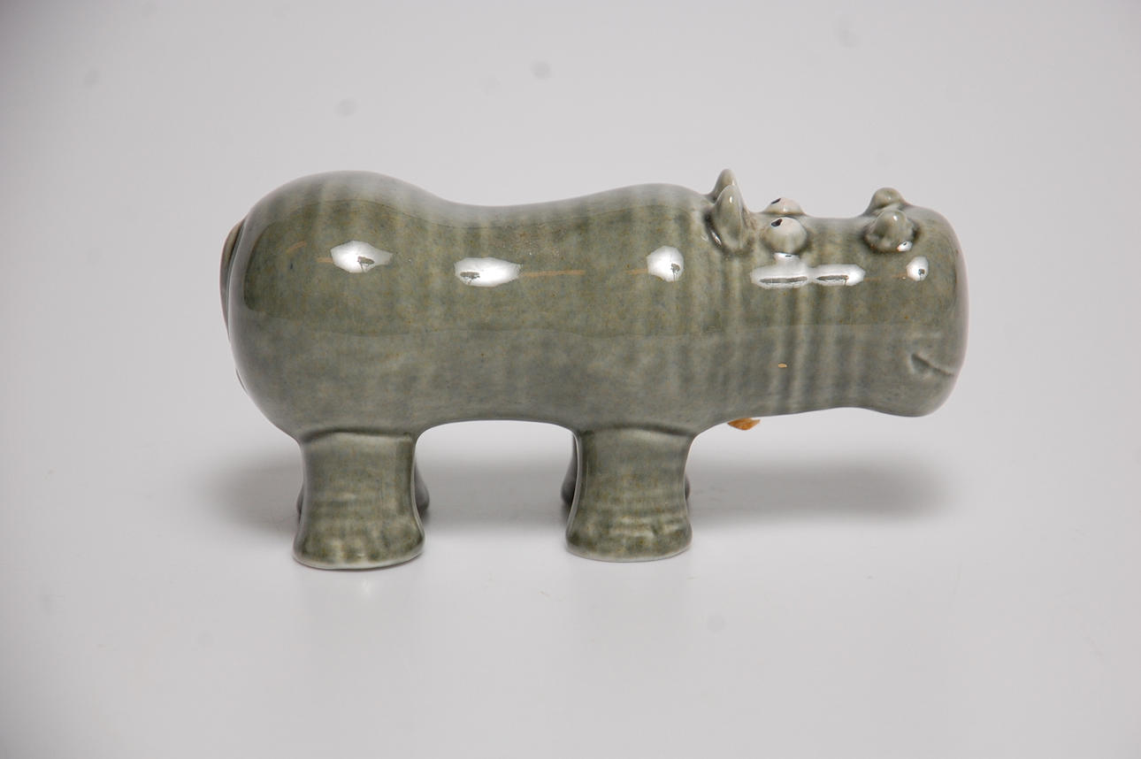 FIGURIN, Flodhäst, Lisa Larson, Gustavsberg.