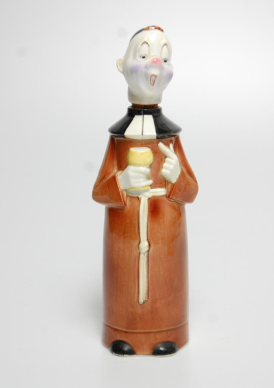 FLASKA, porslin, Goebel, 1930-40-tal.