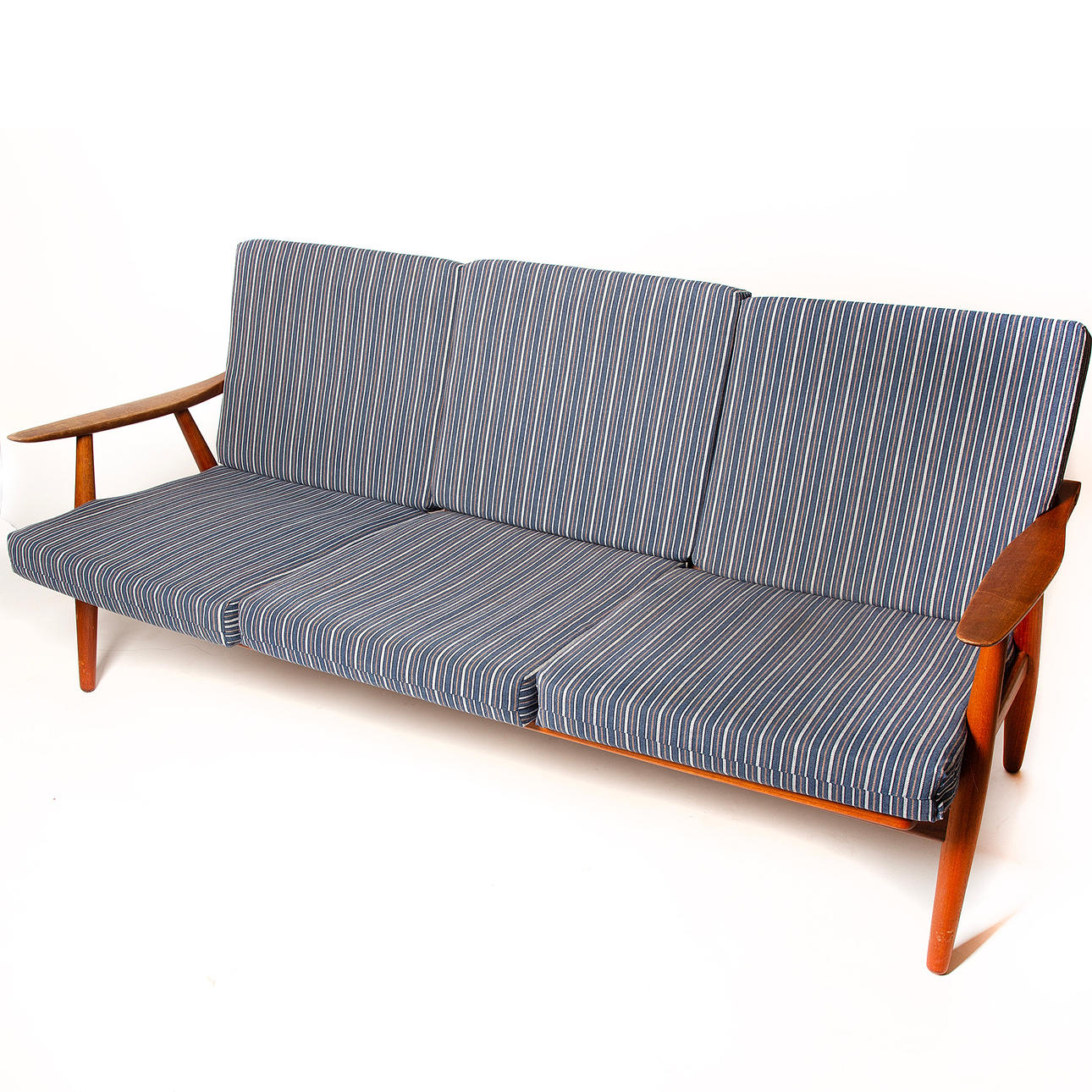 SOFFA OCH FÅTÖLJ, troligen Danmark, 1960-tal.