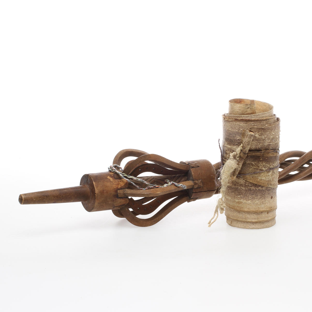 ROCKHUVUD samt ålskinn, 1800-tal.