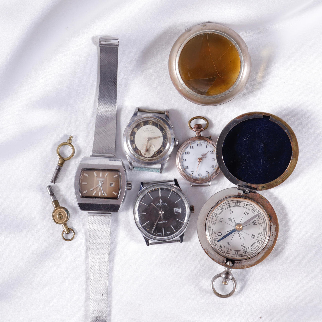 PARTI DIVERSE, kompass mm. 1900-tal.