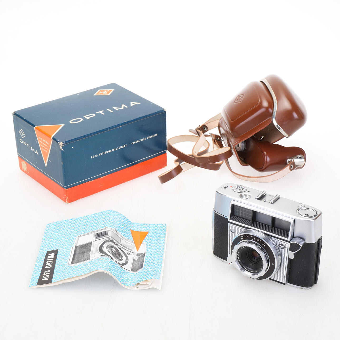 KAMERA , Agfa "Optima", i kartong.