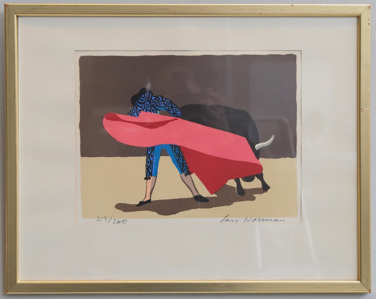 LARS NORRMAN. lithograph, signed & numbered 213/260.