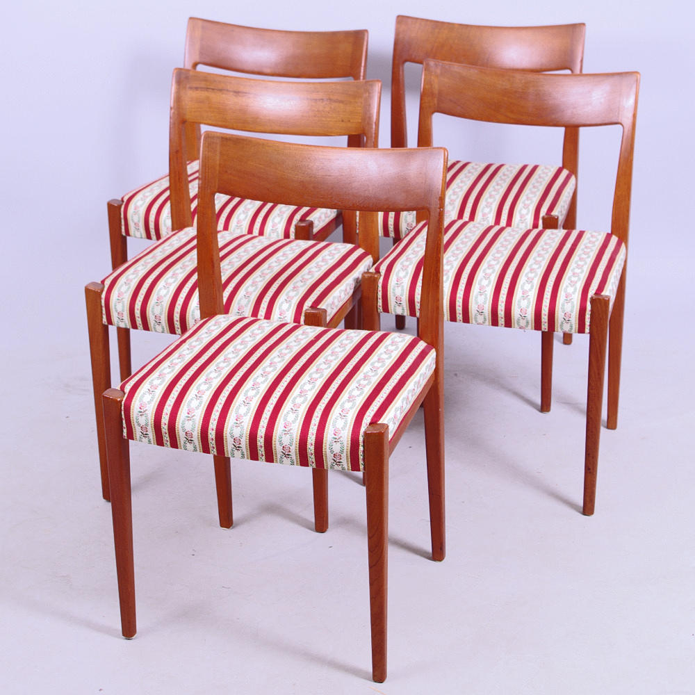 STOLAR, 5 stycken, "Kontiki", Yngve Ekström, Bra Bohag, Troeds.