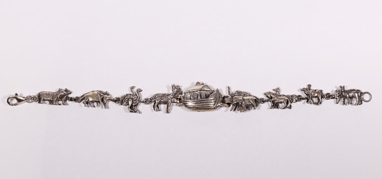 PULSERA DE PLATA. EL ARCA DE NOÉ.