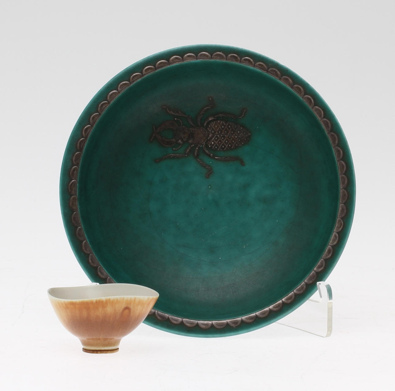 MINIATYR, Bernt Friberg, SKÅL, Argenta, Wilhelm Kåge, Gustavsberg.