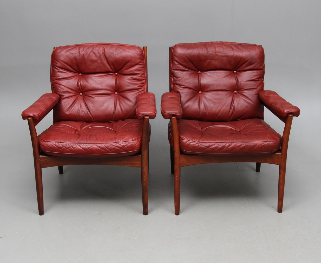 FÅTÖLJER, 1 par, Göte Möbler, Nässjö, 1970-tal.