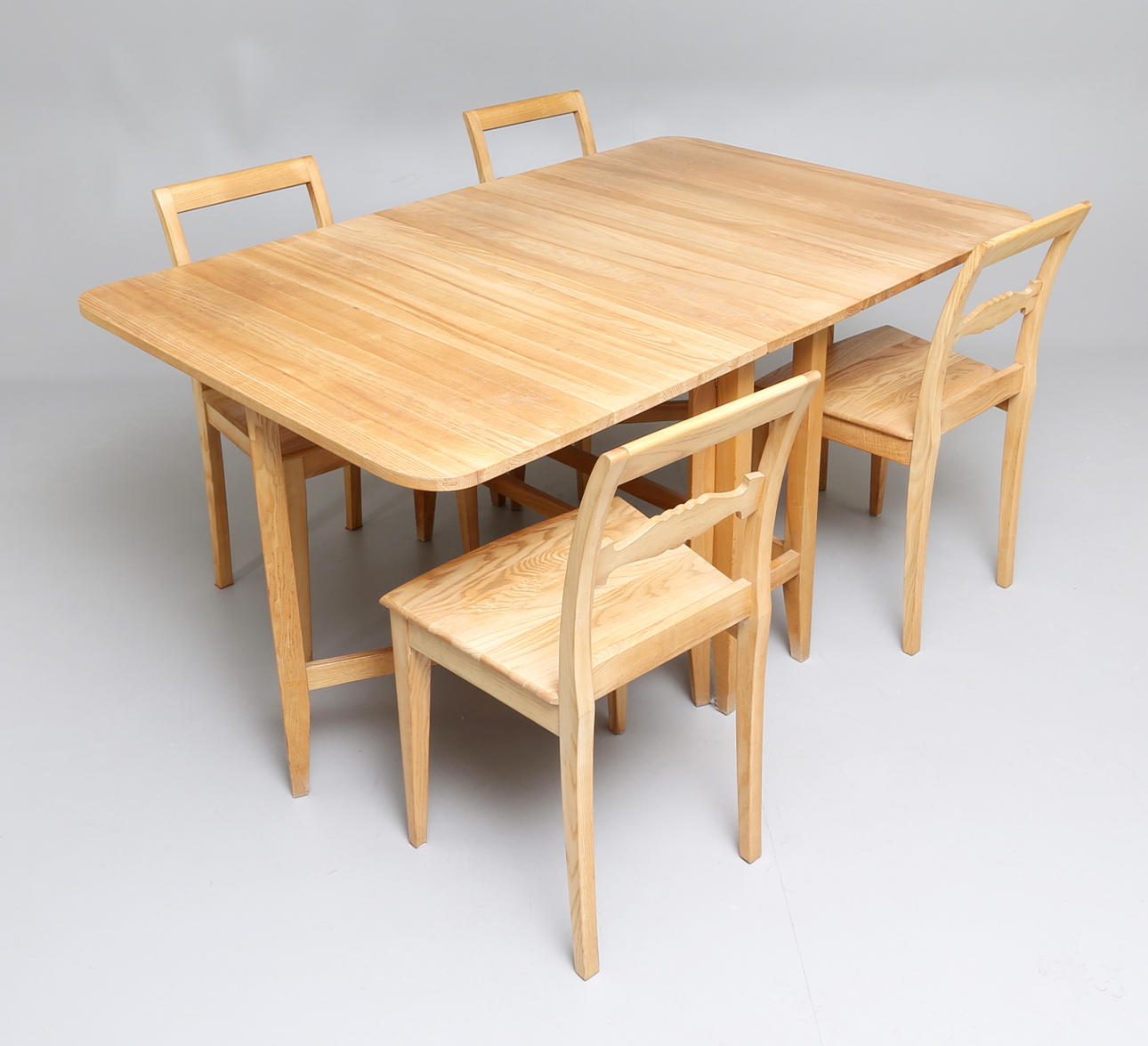 SLAGBORD, samt 4 stolar, Gentzell, Mörbylånga, 1900-tal.