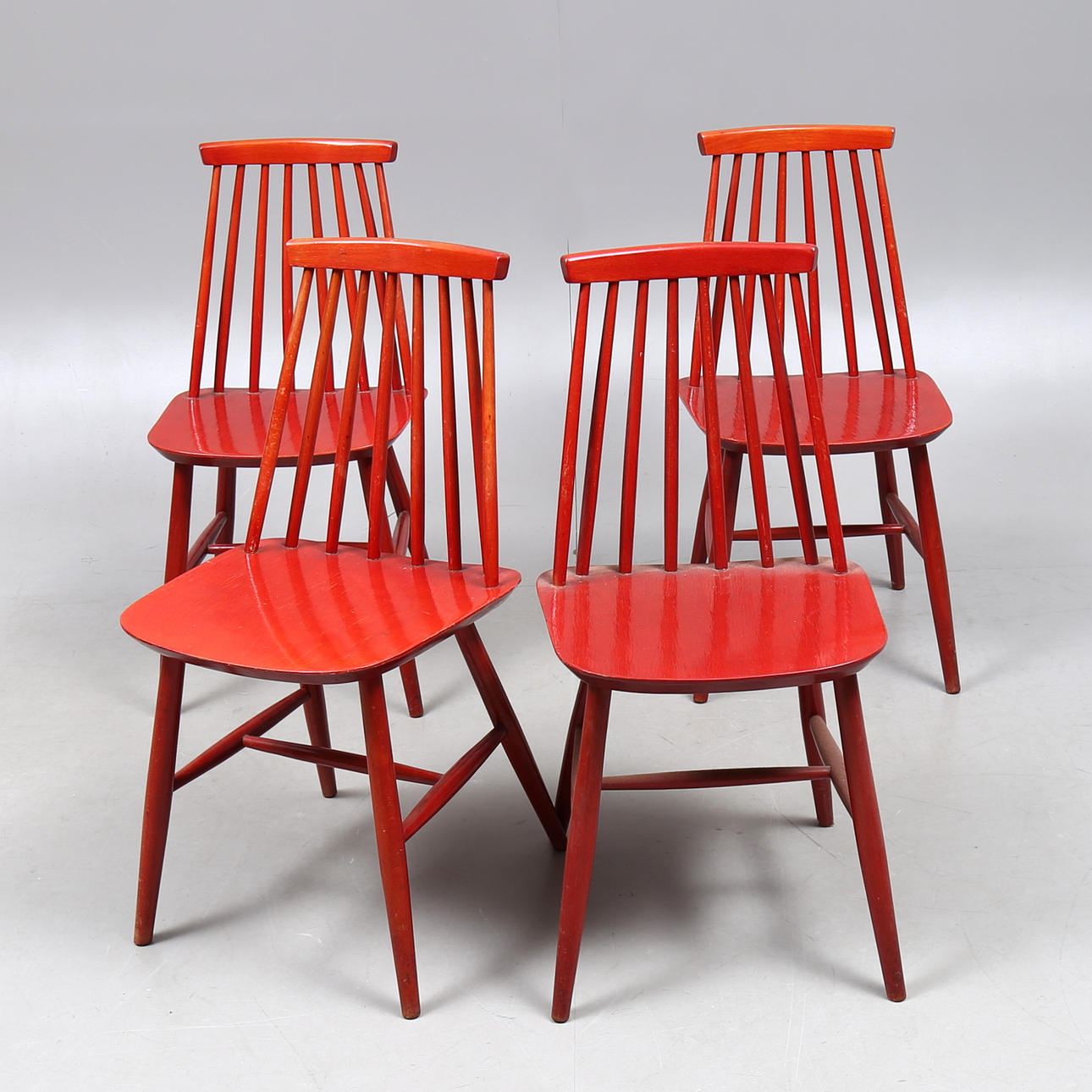 PINNSTOLAR, 4 st, 1960-70-tal.
