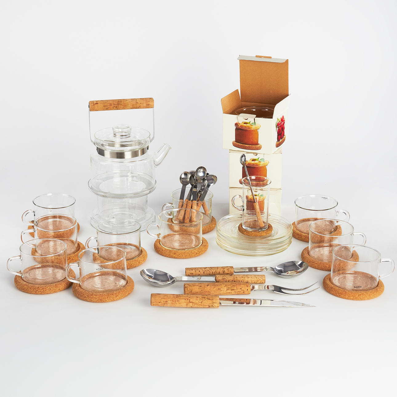 SIGNE PERSSON-MELIN. TABLEWARE PARTS, including tea set and cutlery ...